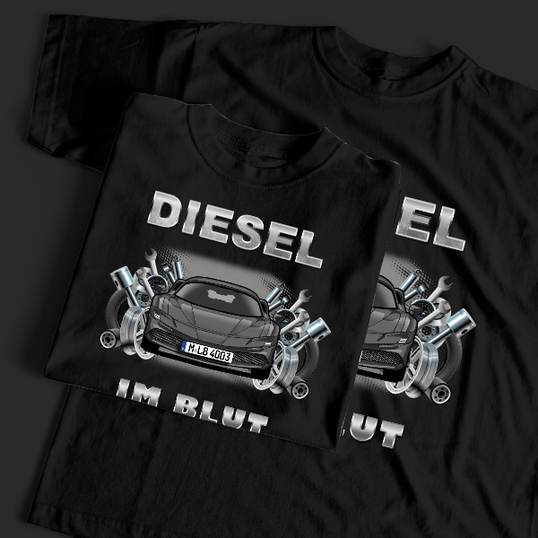 SF90 T-Shirt Tuning mit Auto !