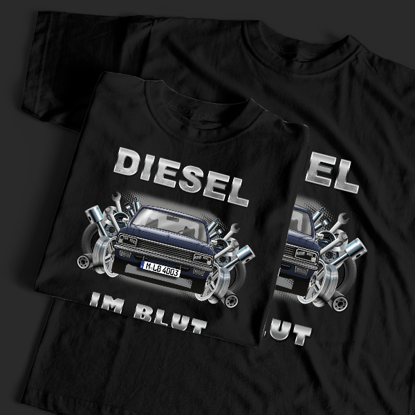 Admiral T-Shirt Tuning mit Auto !