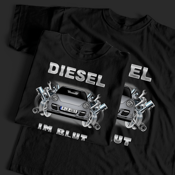 997 Turbo T-Shirt Tuning mit Auto !