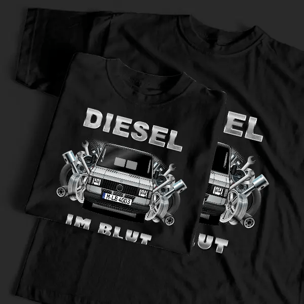 T1 T-Shirt Tuning mit Auto !