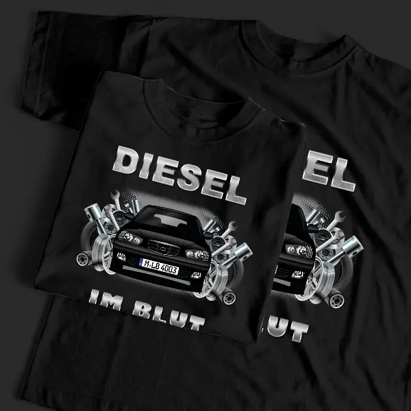 Elantra T-Shirt Tuning mit Auto !