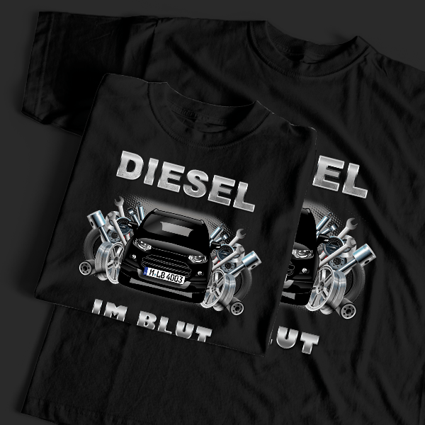 EcoSport T-Shirt Tuning mit Auto !
