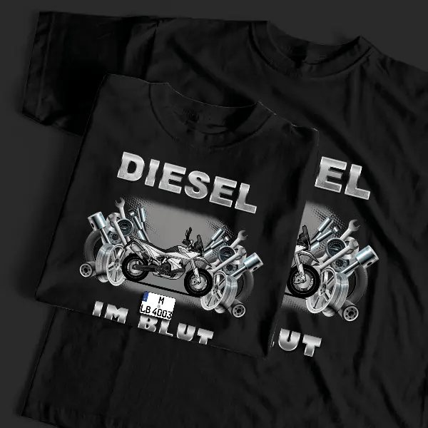 890 Adventure T-Shirt Tuning mit Motorrad !