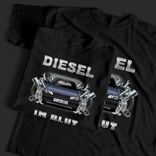 Caldina T-Shirt Tuning mit Auto !
