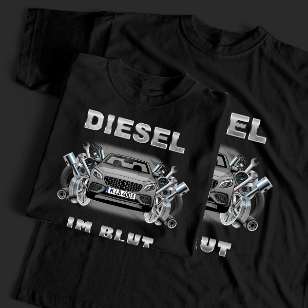 S-Klasse Coupe T-Shirt Tuning mit Auto !