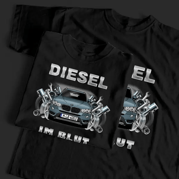 X3 T-Shirt Tuning mit Auto !