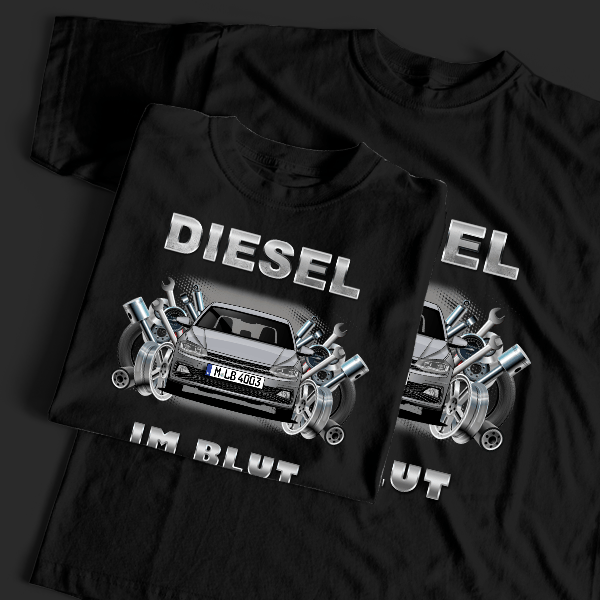 Polo GTI T-Shirt Tuning mit Auto !
