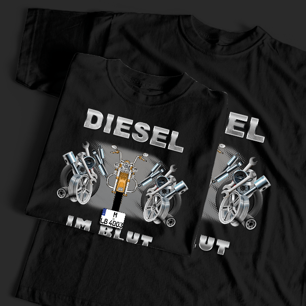 FLSTC Heritage Softail Classic T-Shirt Tuning mit Motorrad !