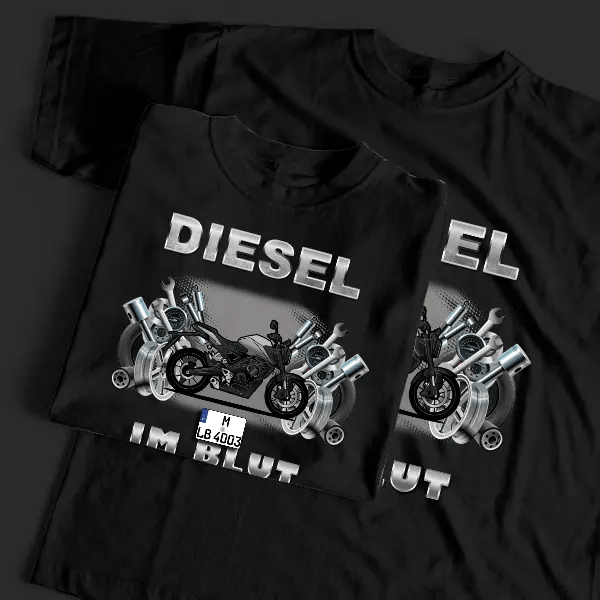 CB125 R T-Shirt Tuning mit Motorrad !