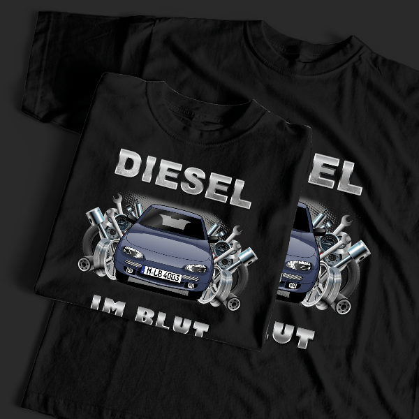 100 NX T-Shirt Tuning mit Auto !