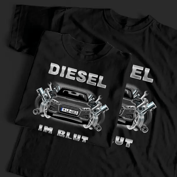 A5 Coupe T-Shirt Tuning mit Auto !