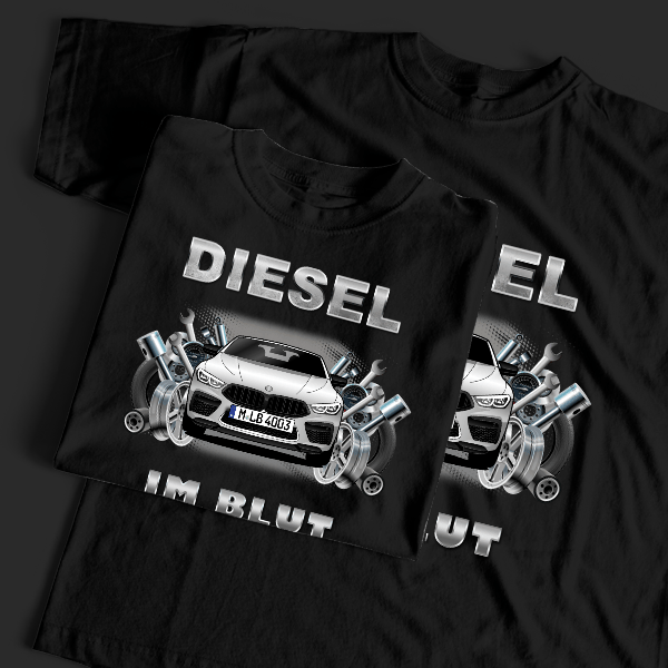 M8 Cabriolet T-Shirt Tuning mit Auto !