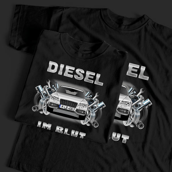 S7 Sportback T-Shirt Tuning mit Auto !