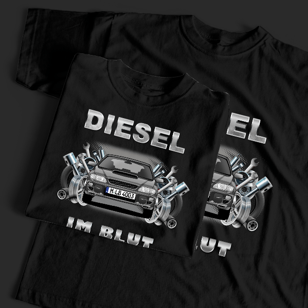 Impreza Coupe T-Shirt Tuning mit Auto !