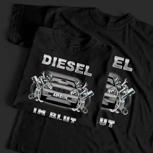 SL-Klasse Cabriolet T-Shirt Tuning mit Auto !