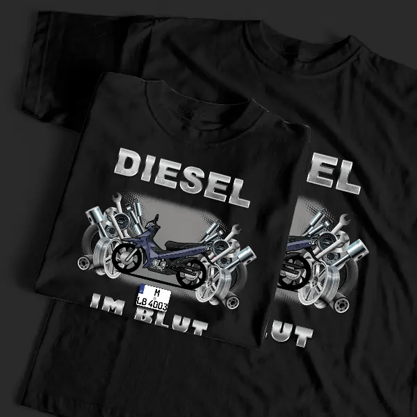 Y125Z T-Shirt Tuning mit Motorrad !