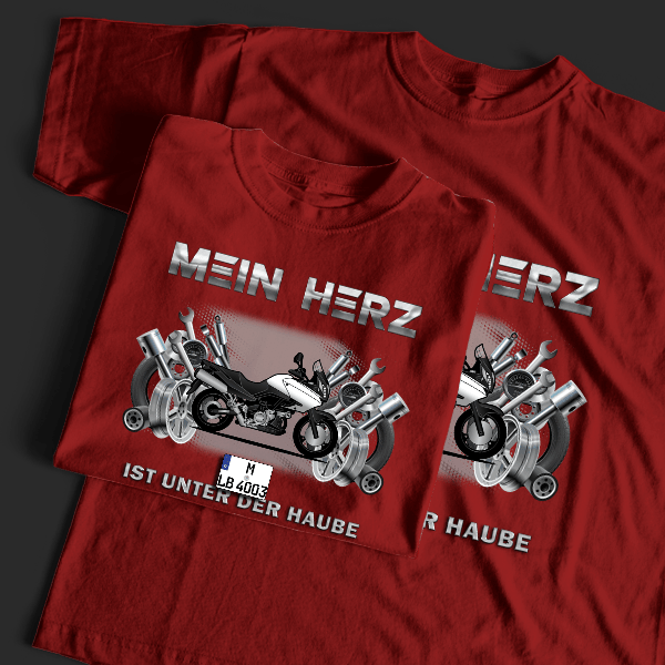 KLV 1000 T-Shirt Tuning mit Motorrad !