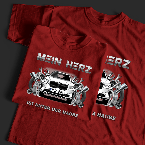 Alpina XD3 T-Shirt Tuning mit Auto !