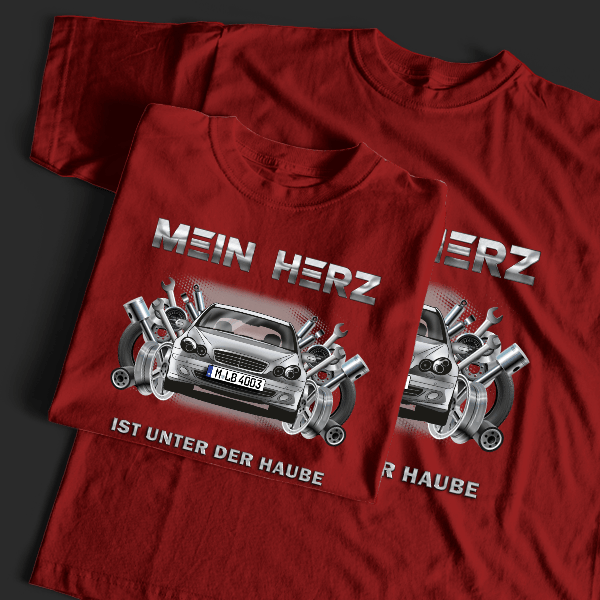 C-Klasse T-Shirt Tuning mit Auto !