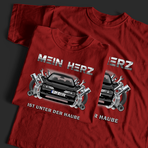 Integra T-Shirt Tuning mit Auto !