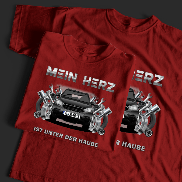 Actyon Sports T-Shirt Tuning mit Auto !