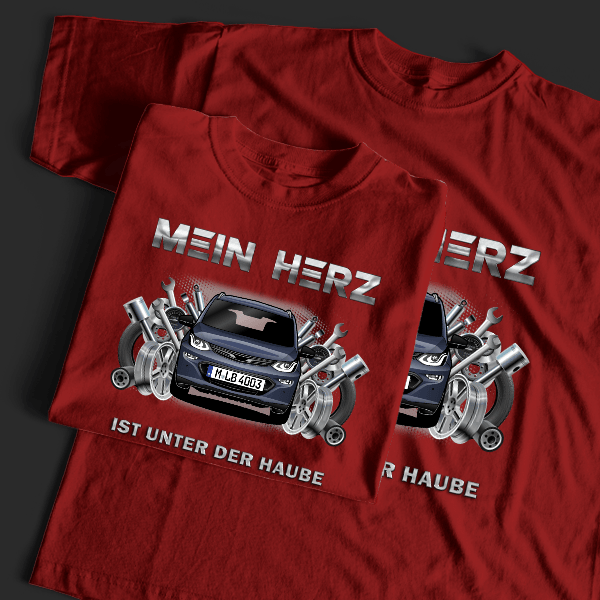 Ampera-e T-Shirt Tuning mit Auto !