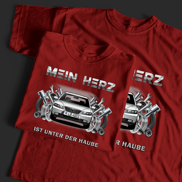 Grandeur T-Shirt Tuning mit Auto !