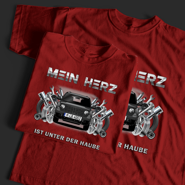 Patriot T-Shirt Tuning mit Auto !
