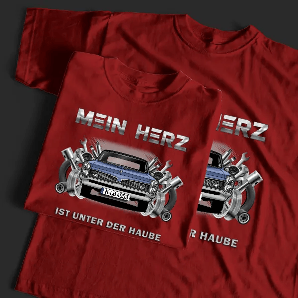 GTO T-Shirt Tuning mit Auto !