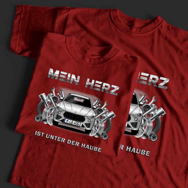 Levante Trofeo T-Shirt Tuning mit Auto !