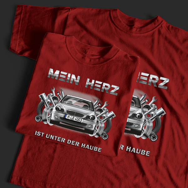 C-Klasse Estate T-Shirt Tuning mit Auto !