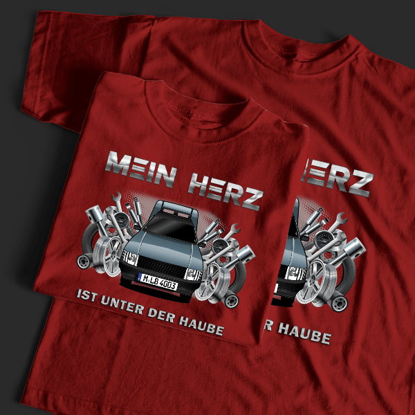 Fiorino T-Shirt Tuning mit Auto !