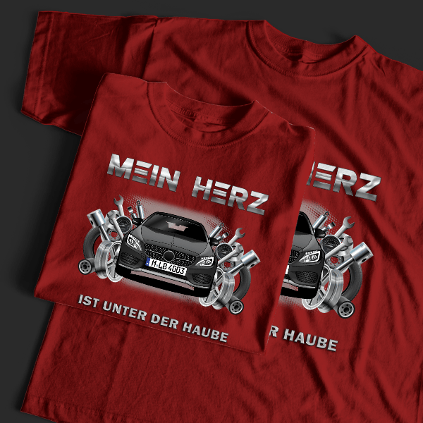 C 43 AMG 4Matic T-Shirt Tuning mit Auto !