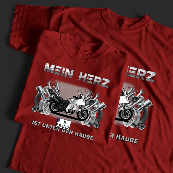 K 75 RT T-Shirt Tuning mit Motorrad !