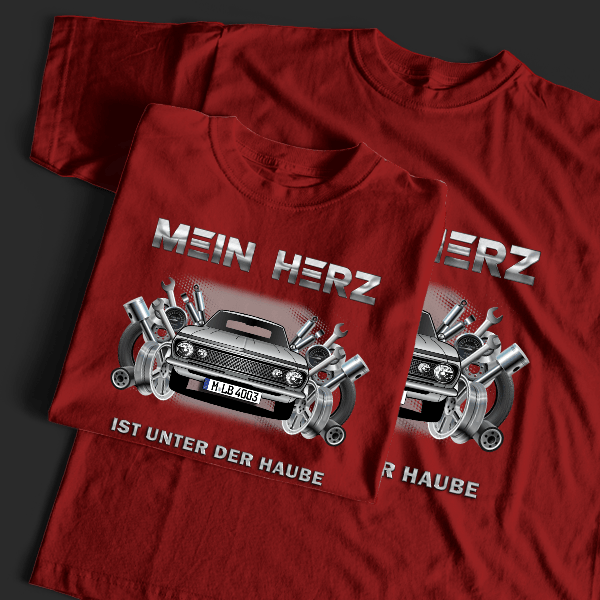 Camaro SS Cabriolet T-Shirt Tuning mit Auto !