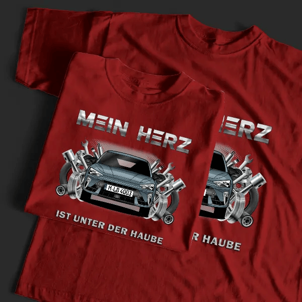Leon T-Shirt Tuning mit Auto !