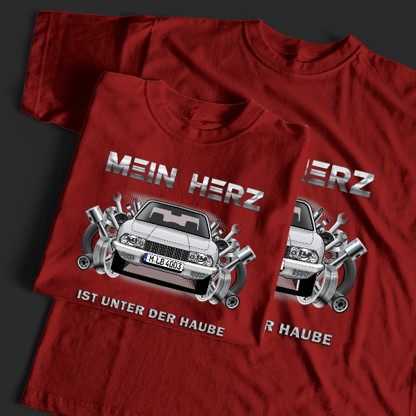 Ro 80 T-Shirt Tuning mit Auto !