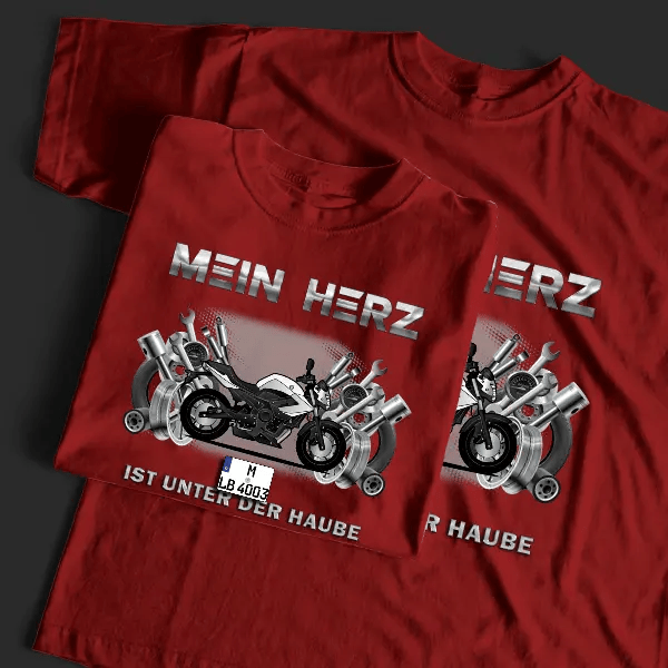 XJ6 T-Shirt Tuning mit Motorrad !