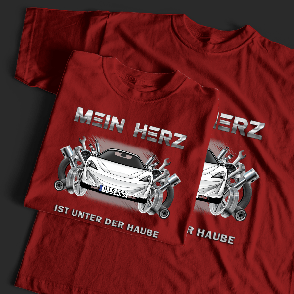 600LT T-Shirt Tuning mit Auto !