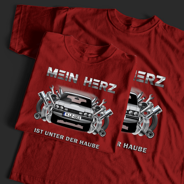 Capri T-Shirt Tuning mit Auto !