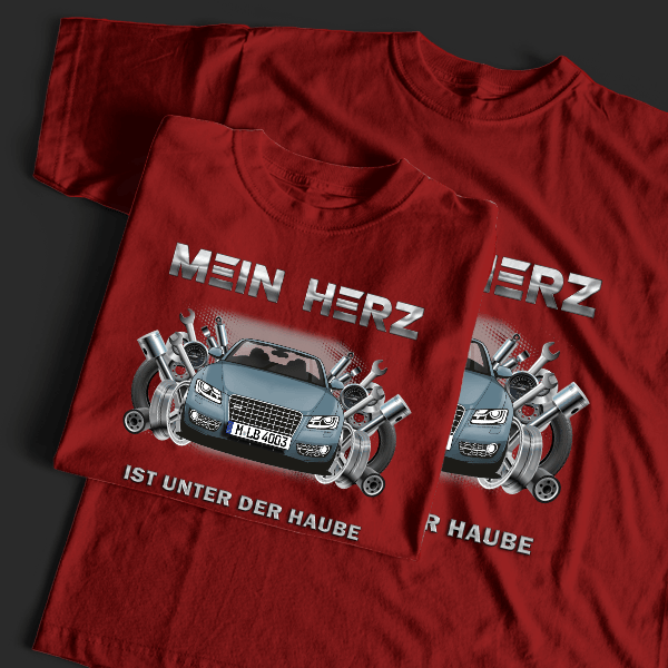 A5 Cabriolet T-Shirt Tuning mit Auto !