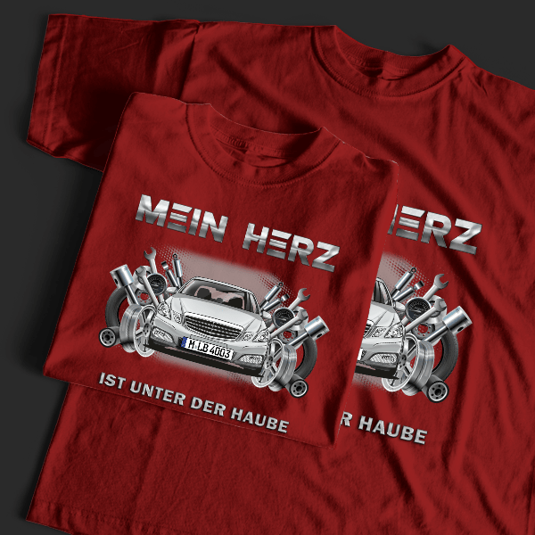 E-Klasse Estate T-Shirt Tuning mit Auto !
