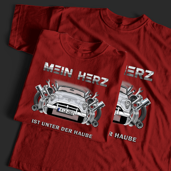 Delta 88 Cabriolet T-Shirt Tuning mit Auto !