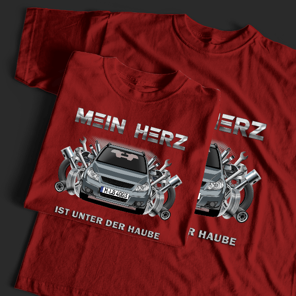 SX4 T-Shirt Tuning mit Auto !