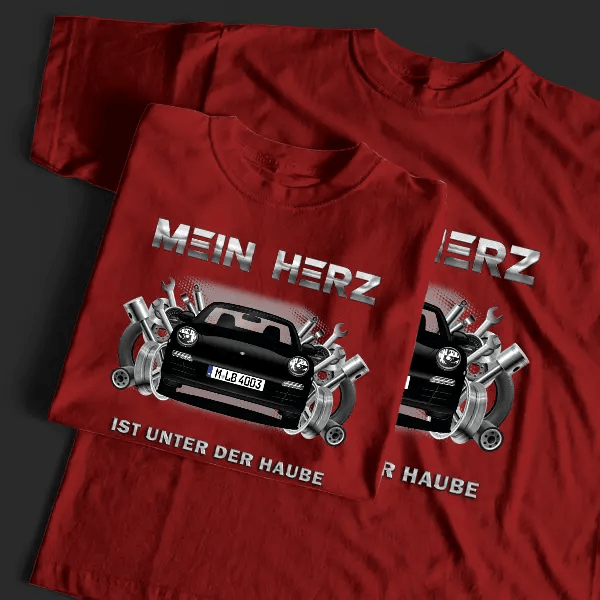 911 997.2 Carrera S Cabriolet T-Shirt Tuning mit Auto !