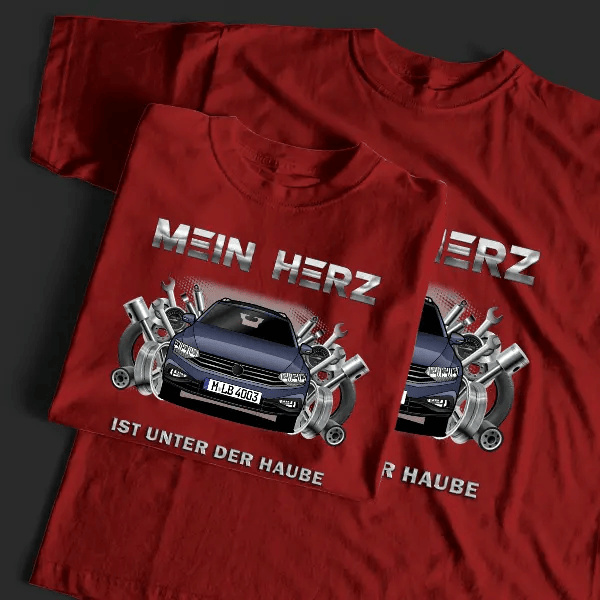Passat Variant T-Shirt Tuning mit Auto !