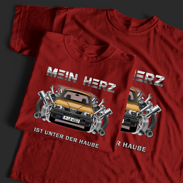 33 (5-Türer) T-Shirt Tuning mit Auto !