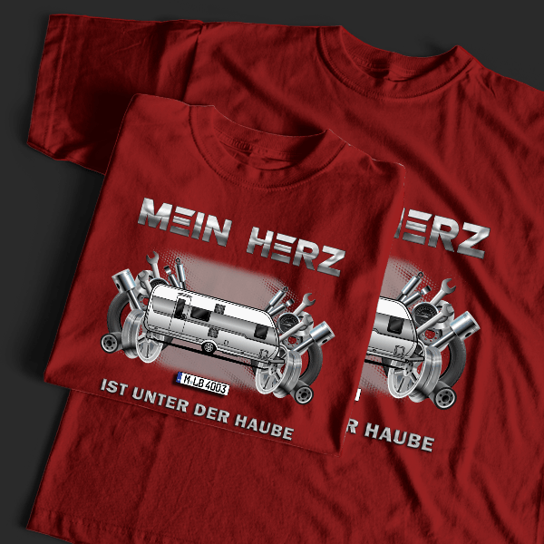 560 T-Shirt Tuning mit Campinganhänger !