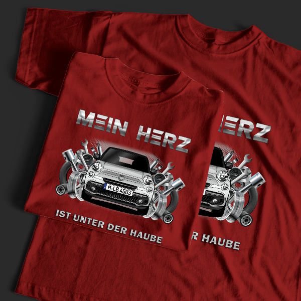 500L Living T-Shirt Tuning mit Auto !