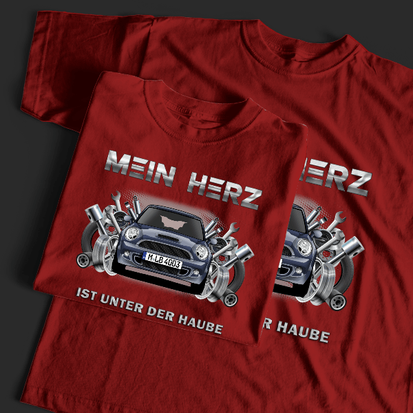 Clubman JCW T-Shirt Tuning mit Auto !